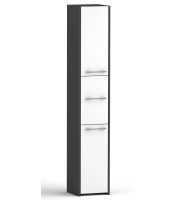 Słupek LUNA 30 cm 3D czarny / antracyt